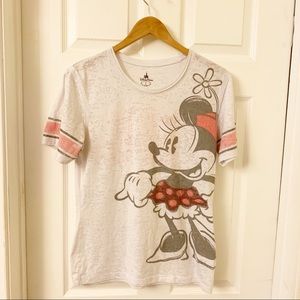 Disney | Minnie Mouse | Burnout Varsity T-shirt L